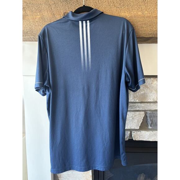 Adidas Golf Jacket Polo Shirt Men L Blue Bundle Golf Club Country Club Athleisur - Picture 10 of 14